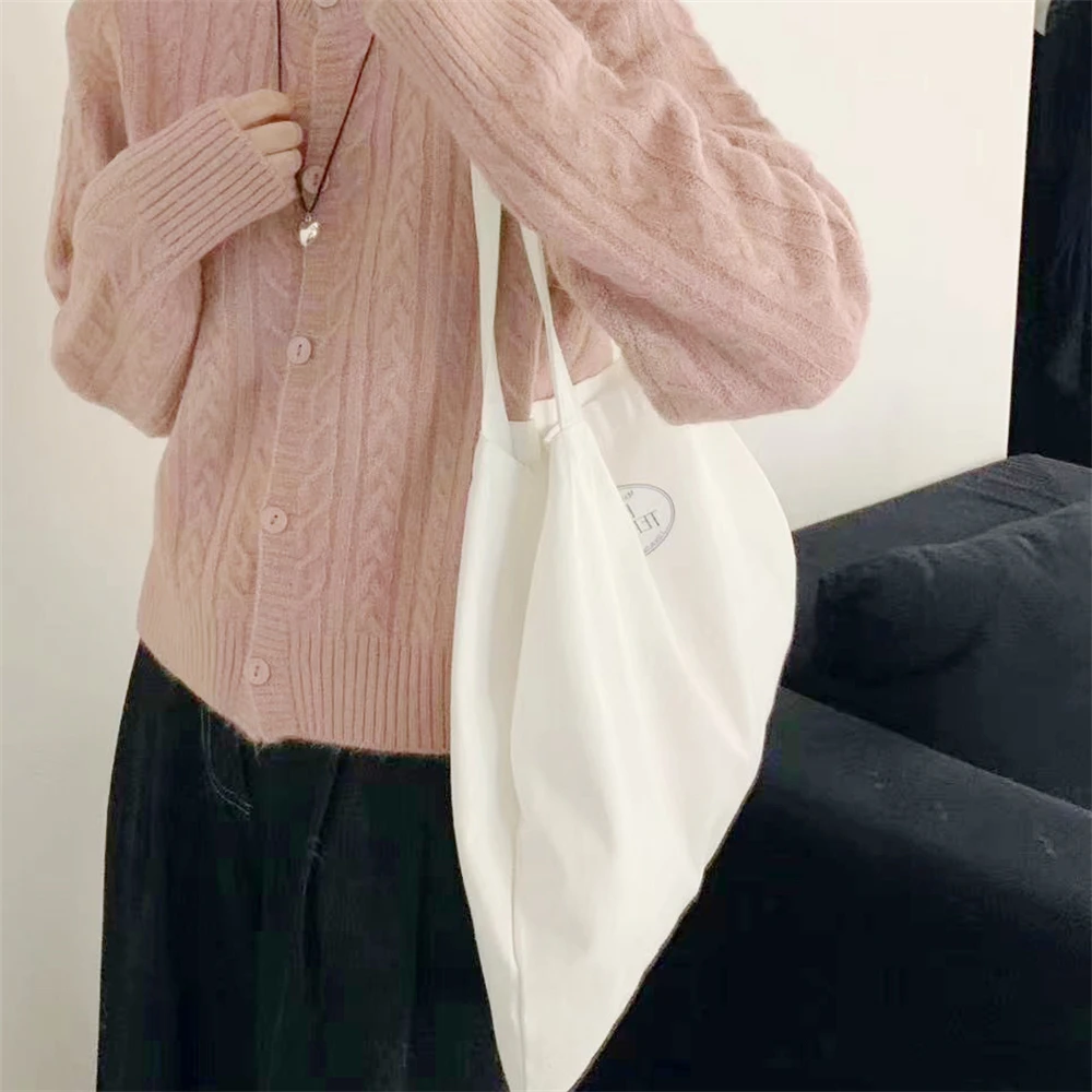 

Мягкий уютный базовый однотонный вязаный свитер с цветочным узором, открытый кардиган, верхняя одежда, женская мода, осенний сезон