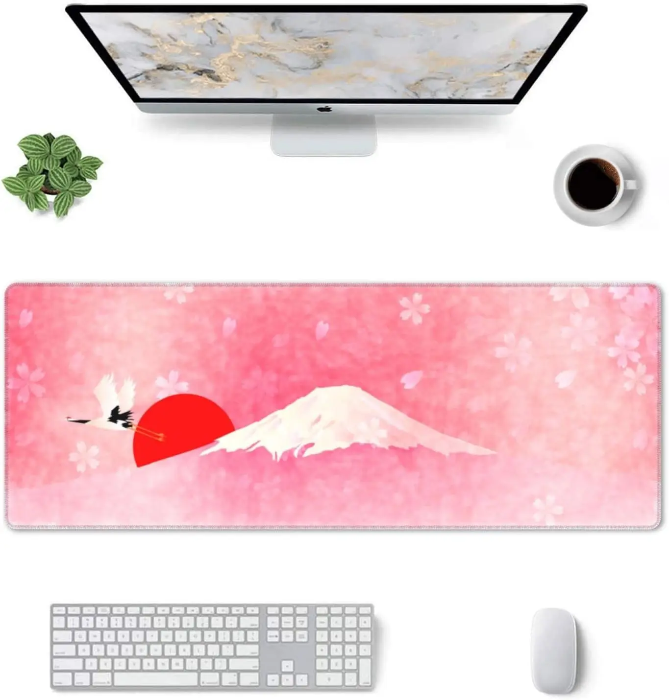 Grande Gaming Mouse Pad, Esteira de Mesa XL, Almofadas Longas Estendidas, Big Mousepad para Casa, Acessórios para Escritório, 31,5x11,8"