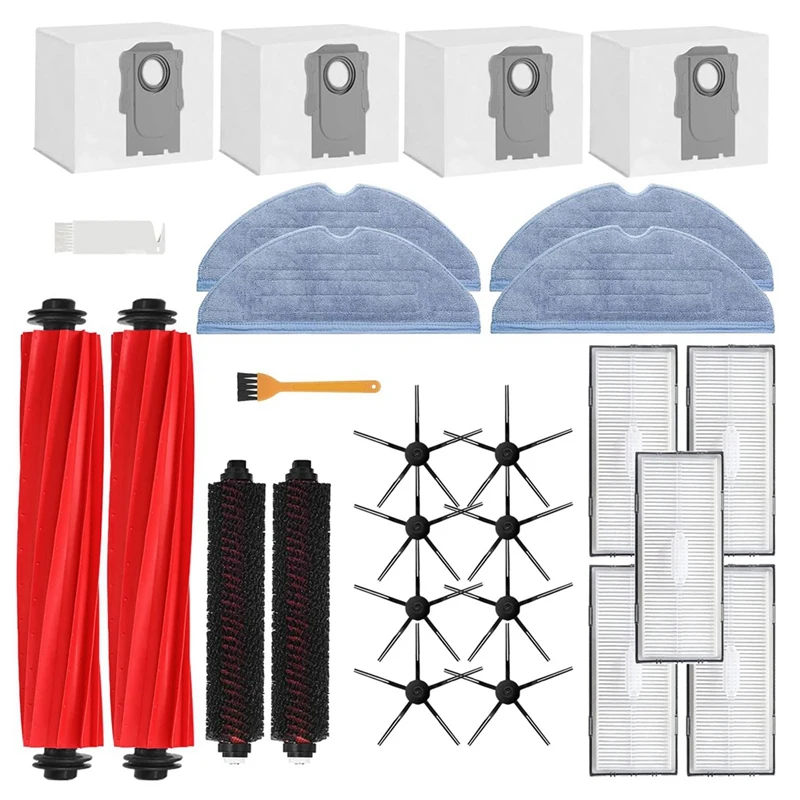 

Accessrioes for Roborock S7 MaxV Ultra / S7 Pro Ultra Vacuum Cleaner,Replacement Parts Inclue Roller Brush