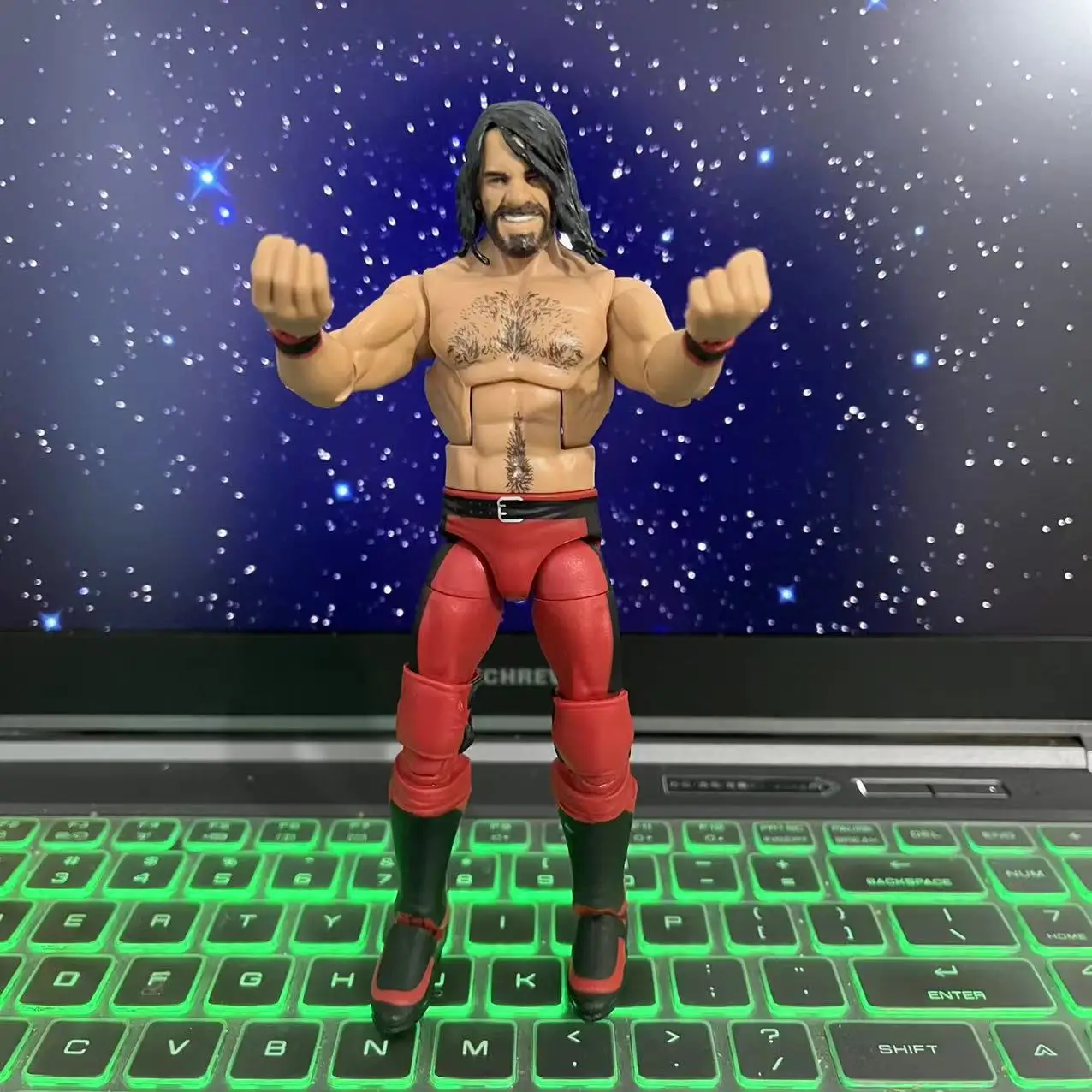 DA Seth Rollins WWE AEW Figure Wrestling Display Collection Figure Festival Gift