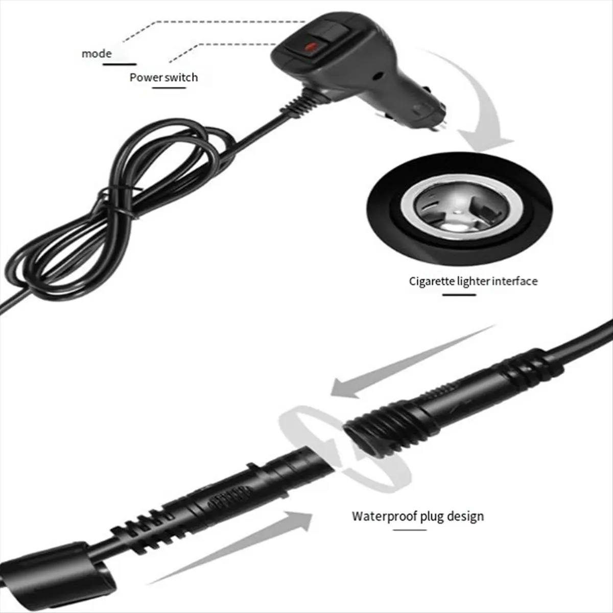 *X07A 60Inch Tailgate Strobe Lights Strip LED Tail Light Bar Warning Emergency Lights Tow Plow Trucks Pickup Trailer Amber view 2