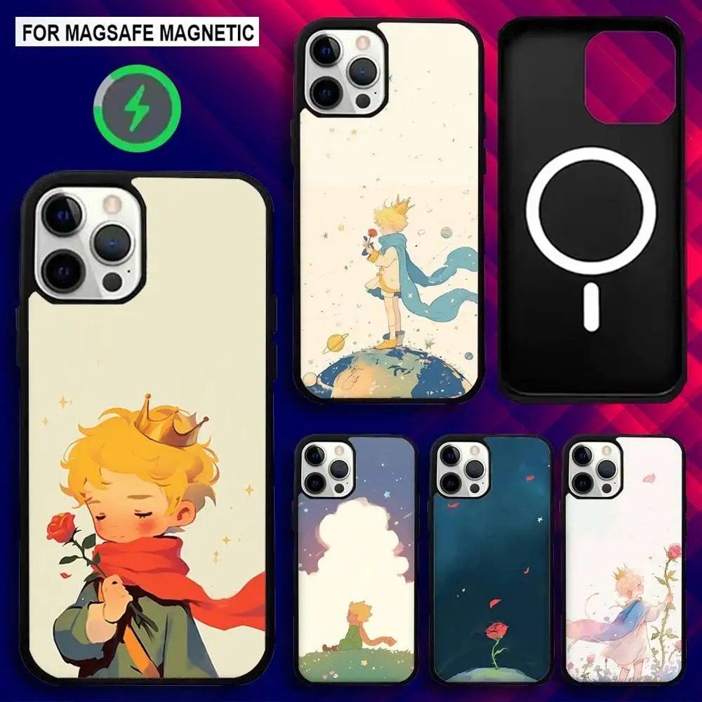 

L-little P-Prince Phone Case For iPhone 16e,16,15,14,13,12,11,Plus,Pro,Max,Mini Magsafe Magnetic Wireless Charging