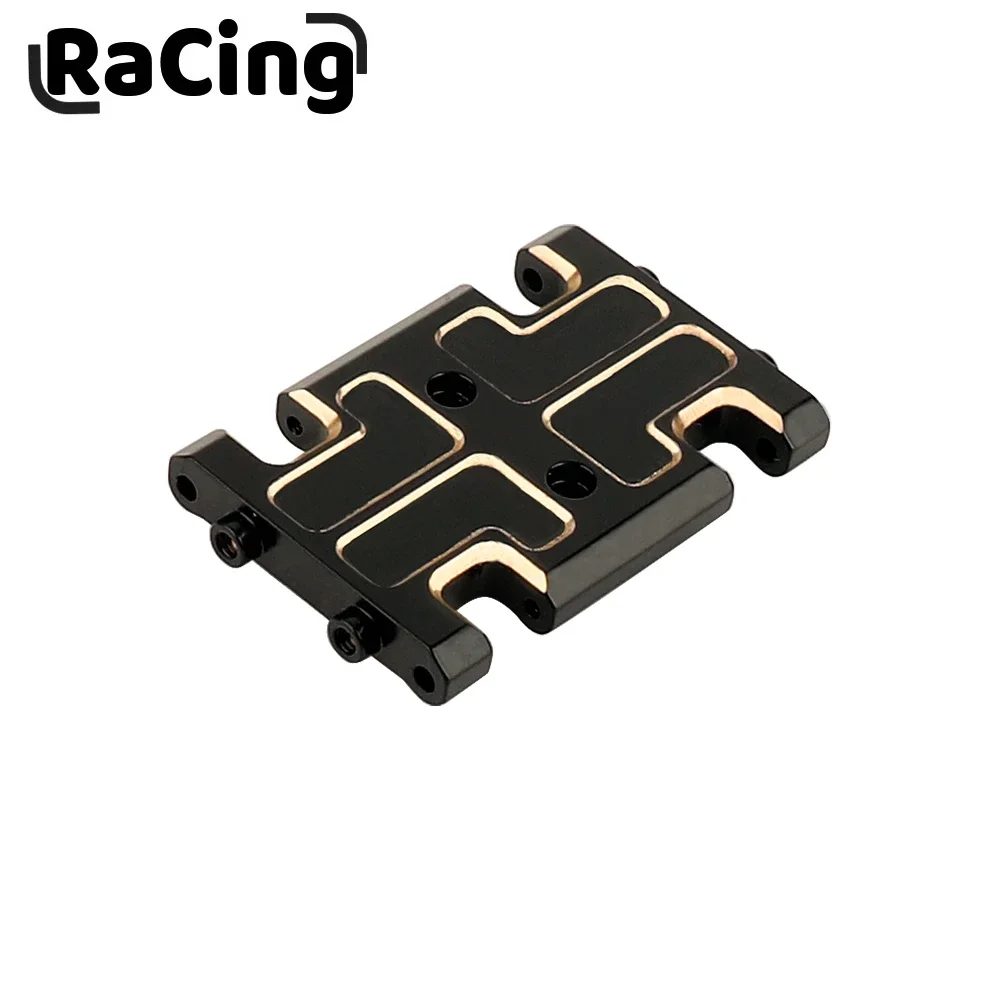 

Полностью латунная Черная задняя пластина коробки передач со средней шестерней, противоскользящая пластина для Axial 1/24 AX24, модель автомобиля, грузовика