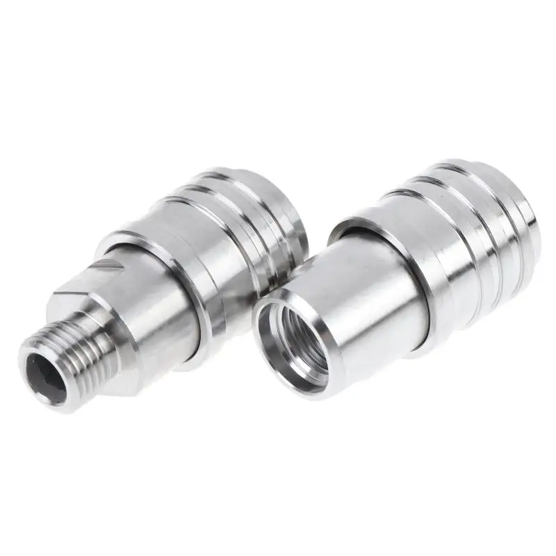 M14 G1/4 Self Locking Quick Connector 3000PSI Resistant High Pressure Washer Hose Coupler for Car Detailing Yard Clean