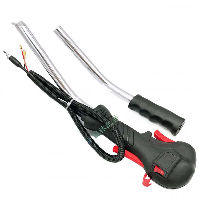 측면 장착형 새로운 이중 목적 잔디 깎는 기계 스로틀 핸들 스위치 어셈블리 액세서리