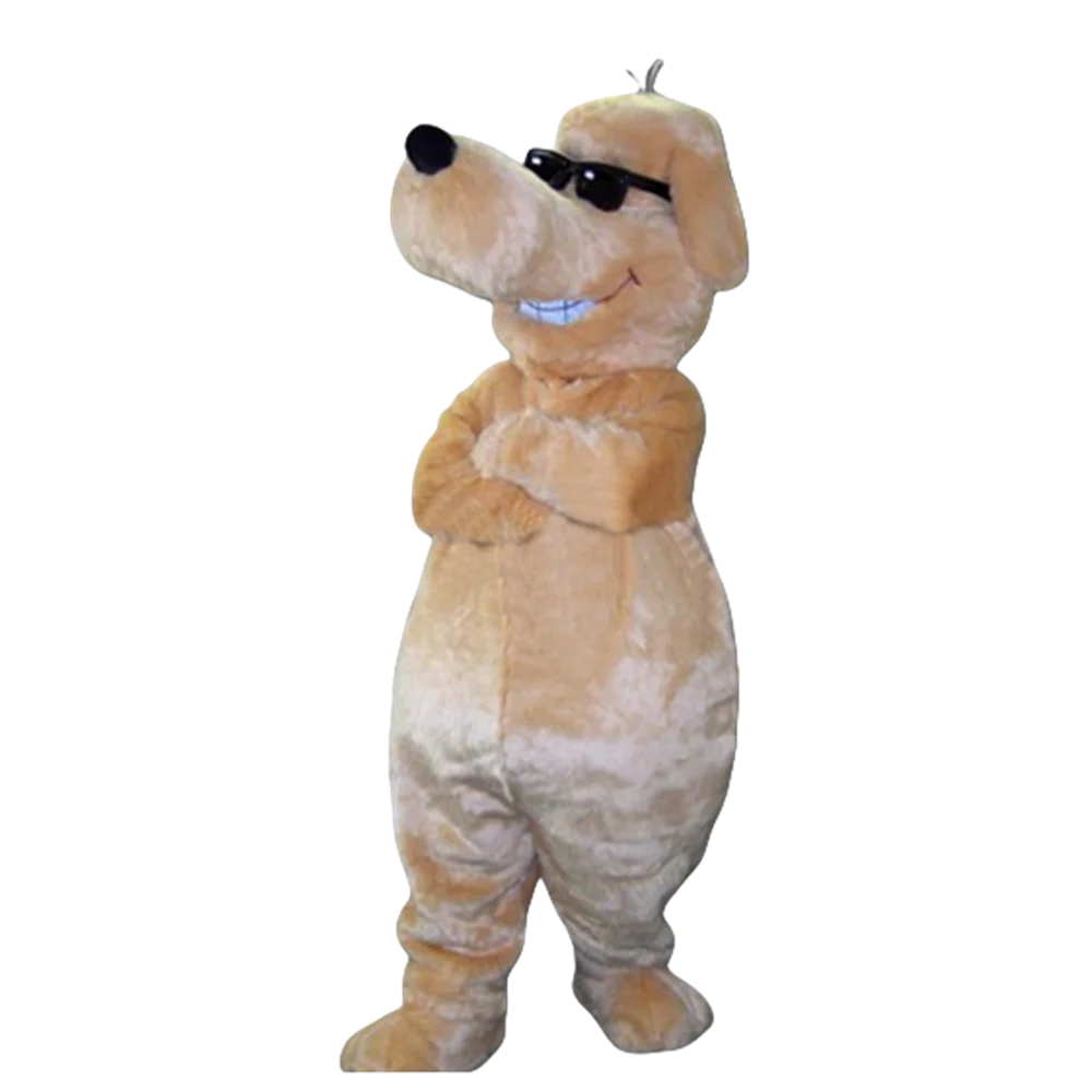 dog mascot Custom Cool Sunglasses Philly Dawg Mascot Costume Adult Plush Dog Costume Commercial Promotion 460