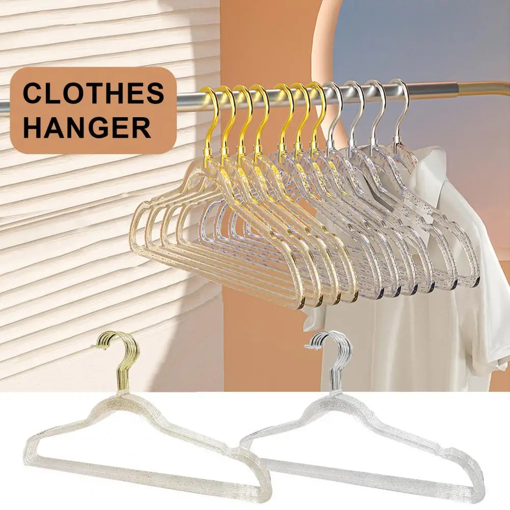 Sturdy Clothes Hanger Durable Anti-slip Clothes Hanger Set for Home Bedroom Wardrobe Organization Strong Load-bearing for Space