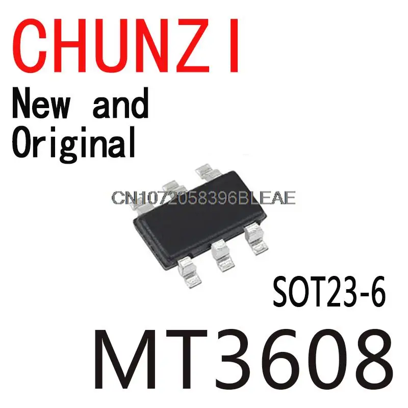 10PCS New and Original SOT23-6 3608 B628 IC MT3608