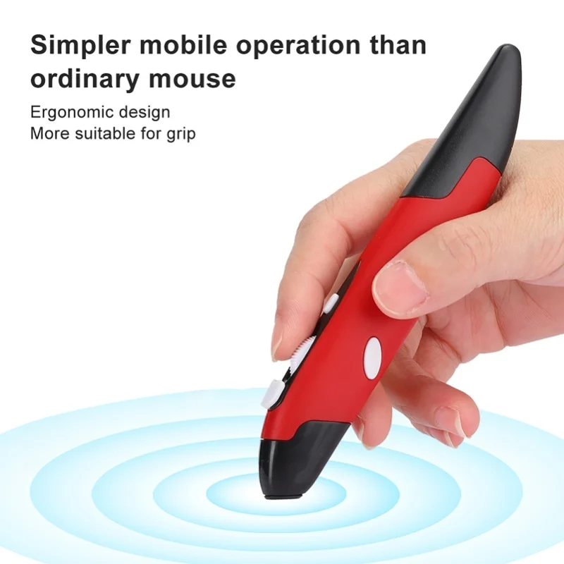 

USB Компьютерный стилус Детали ПК Беспроводная мышь 2,4G Тип ручки Персонализированный инновационный вертикальный (PR-03)