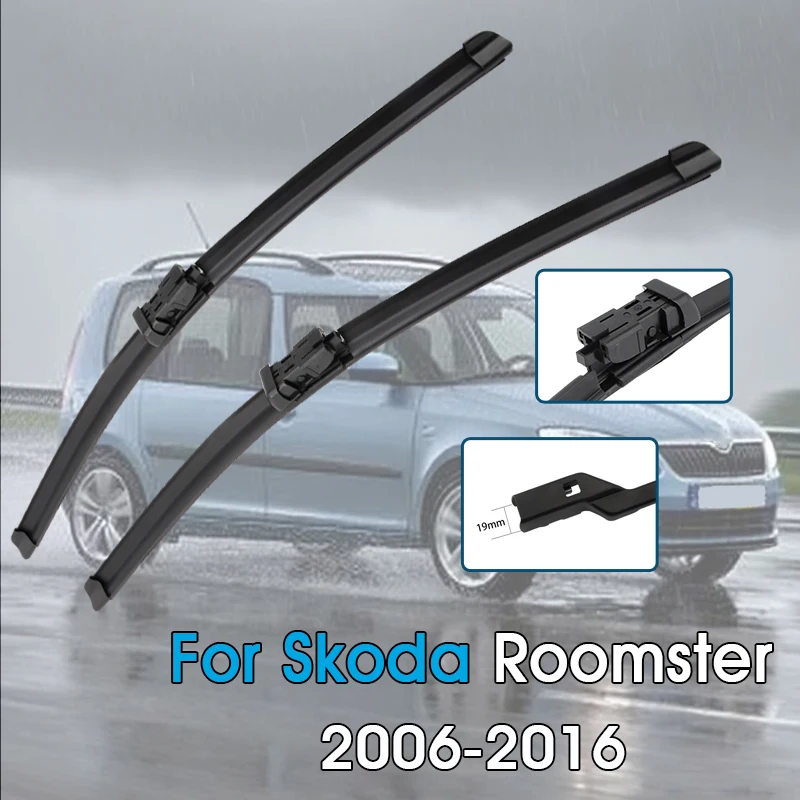 

Автомобильные щетки стеклоочистителя 21 "+ 21" для Skoda Roomster 5J 2006-2016, лобовое стекло, щетки переднего окна, автомобильные аксессуары