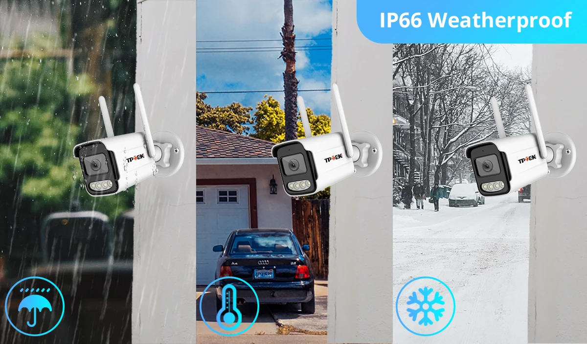 5MP IP-Kamera WLAN Drahtlose Sicherheitskamera mit KI-Menschenerkennung ICSee CCTV Bullet Außenüberwachung Sicherheitsschutz Videokamera – Detail 5