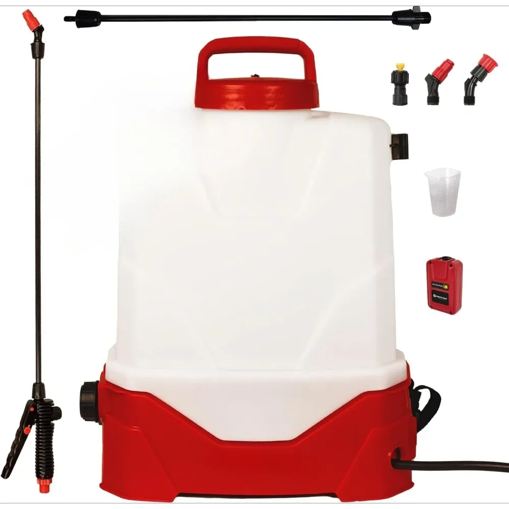 

Electric Backpack Sprayer 4 Gallon Battery Powered Sprayer for Lawn, Garden & Farm – Adjustable Pressure
