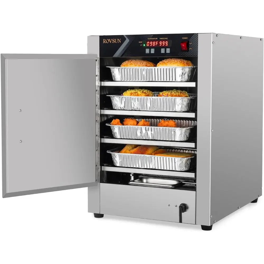 

Шкаф для горячего удержания, подогреватель для пиццы со съемными полками, поднос для воды, подогреватель Pretzel Hot Box, подогреватель еды, коммерческая электрическая еда, война