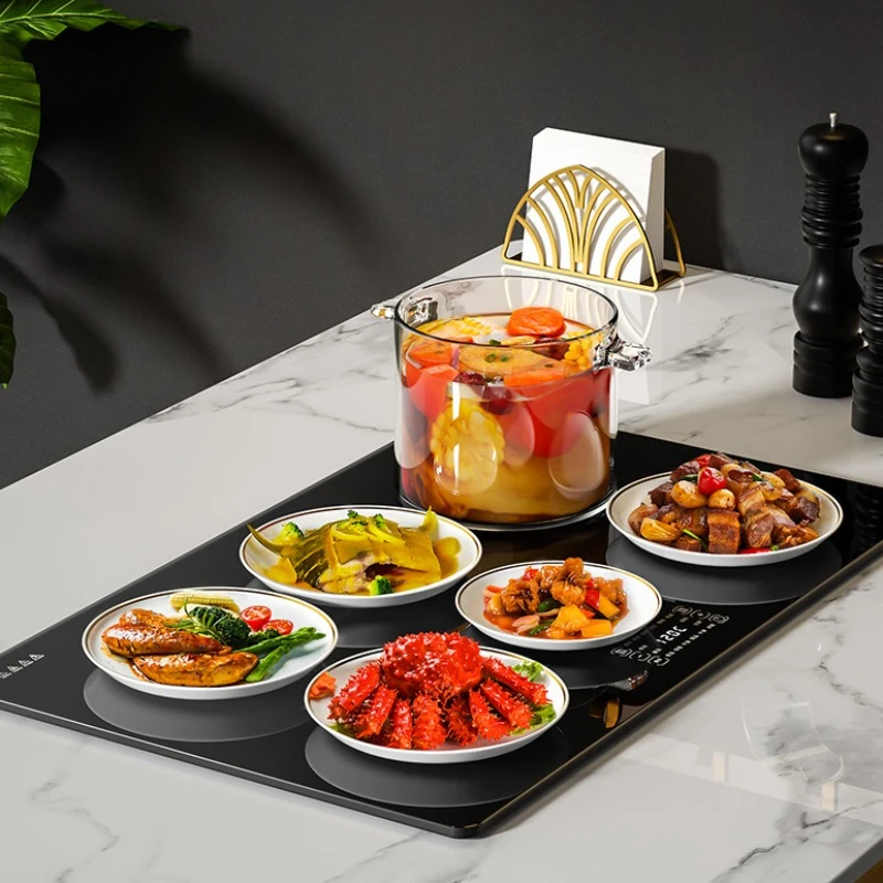 

hot cutting board, household heating board, multi-functional square heating dining table with electric heating artifact