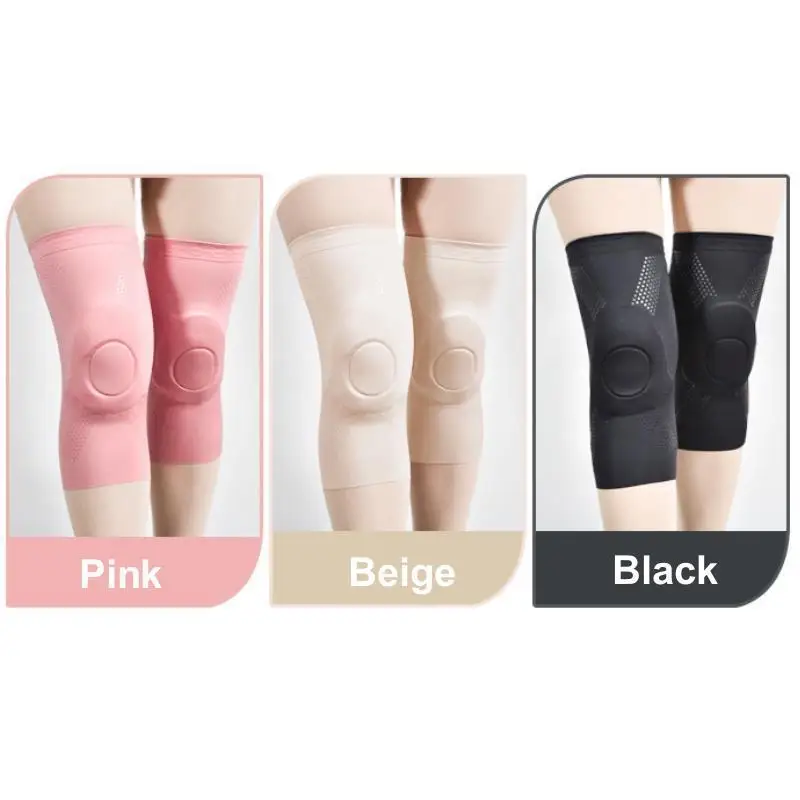 1 Pair Sports Kneepad Men Women Compression Elastic Knee Pads Joints Knee Protector Support Brace for Dancing Fitness Volleyball