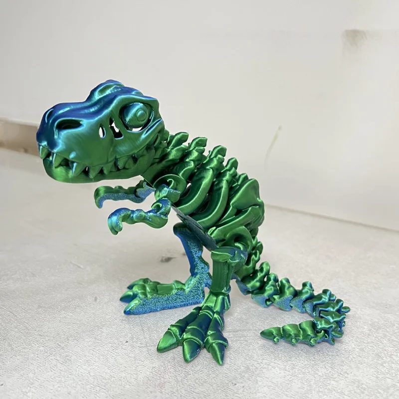 3D printed skeleton Tyrannosaurus rex movable display hand-made model toy gift gift home decoration