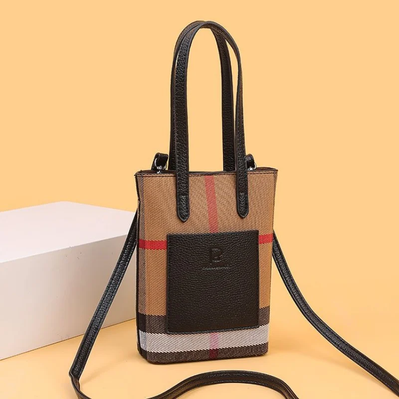 حقيبة يد نسائية فاخرة مصنوعة من الجلد، نمط ركاب كلاسيكي شعبي أنيق وغير رسمي ​