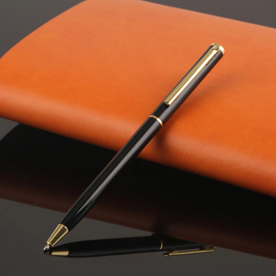 Customize Ballpoint Pen Golden Text Carving For Metal Stationery Supplies School Office Accessories Writing Teacher 2025 Cheap