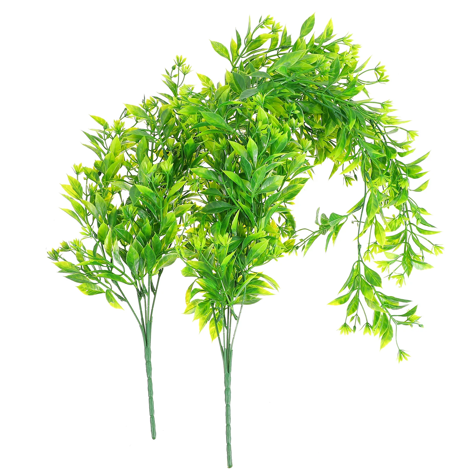 2 قطعة زهرة البرتقال الاصطناعية الكرمة الجدار الشنق النباتات الخضراء ديكور واقعية الروطان محاكاة زهرة البرتقال الكرمة