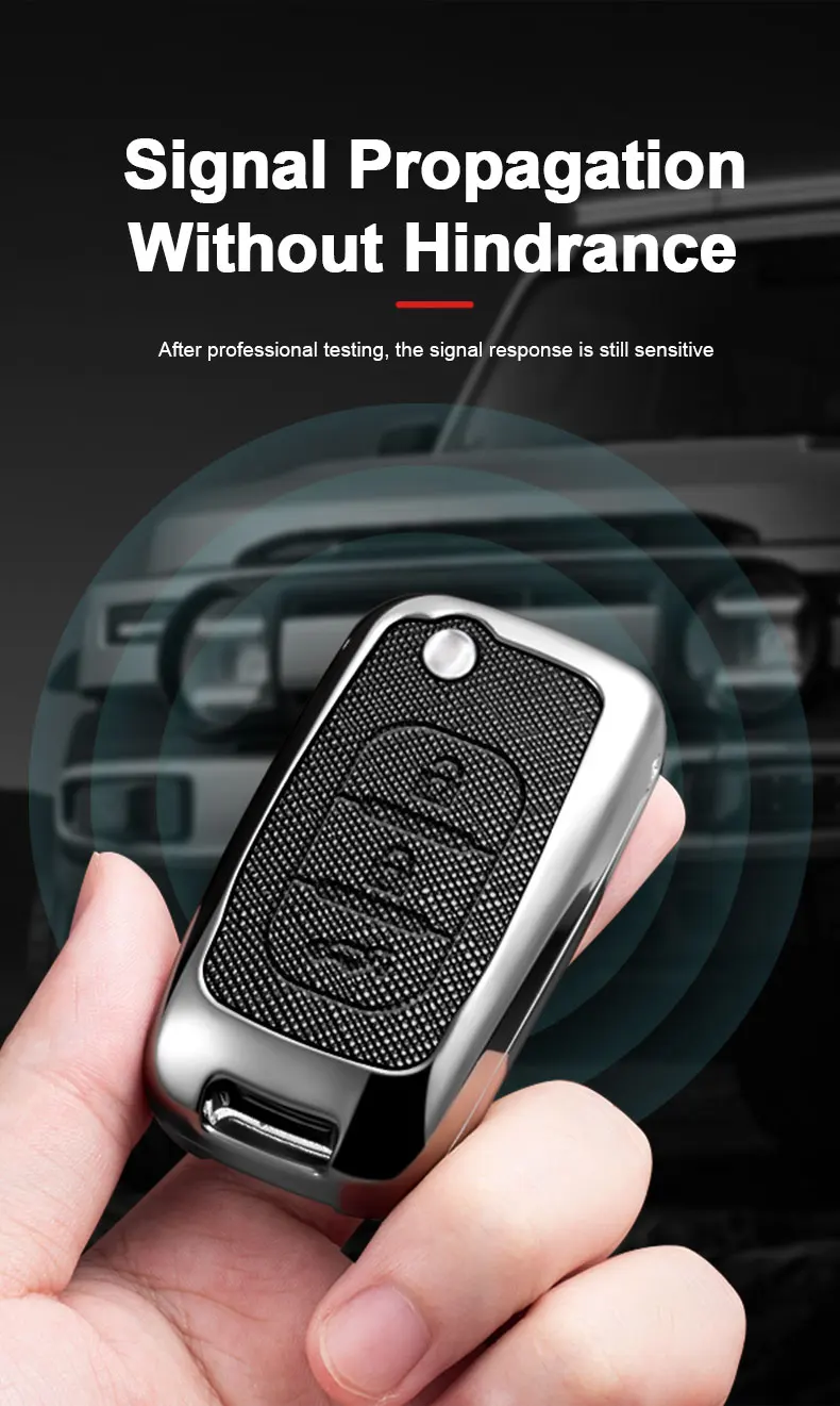 Metall-Schlüsselhülle für LADA Vesta Granta XRay Kalina Priora Sedan Sport und Renault Fluence Clio Megane Leder-Schlüsselhülle – Detail 9