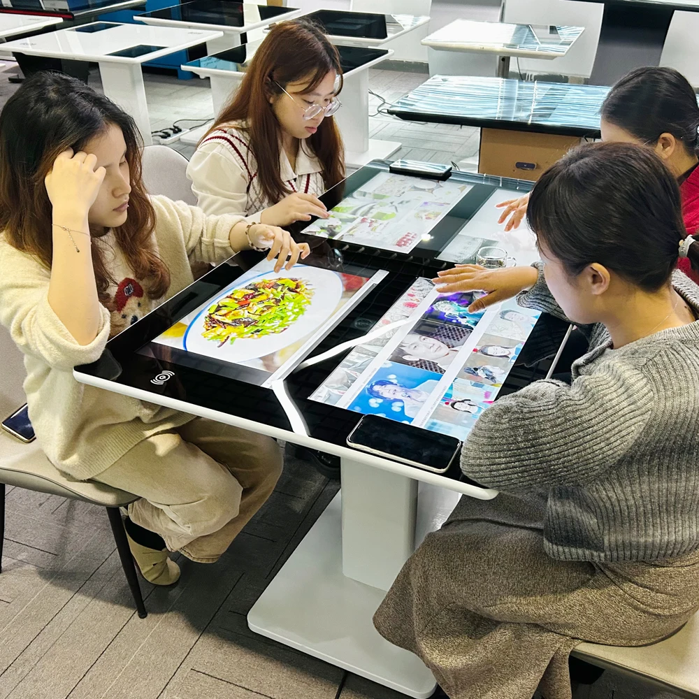 Factory Professional Customization 21.5 Inch Four People Restaurant Self-ordering Game Smart Touch Tables