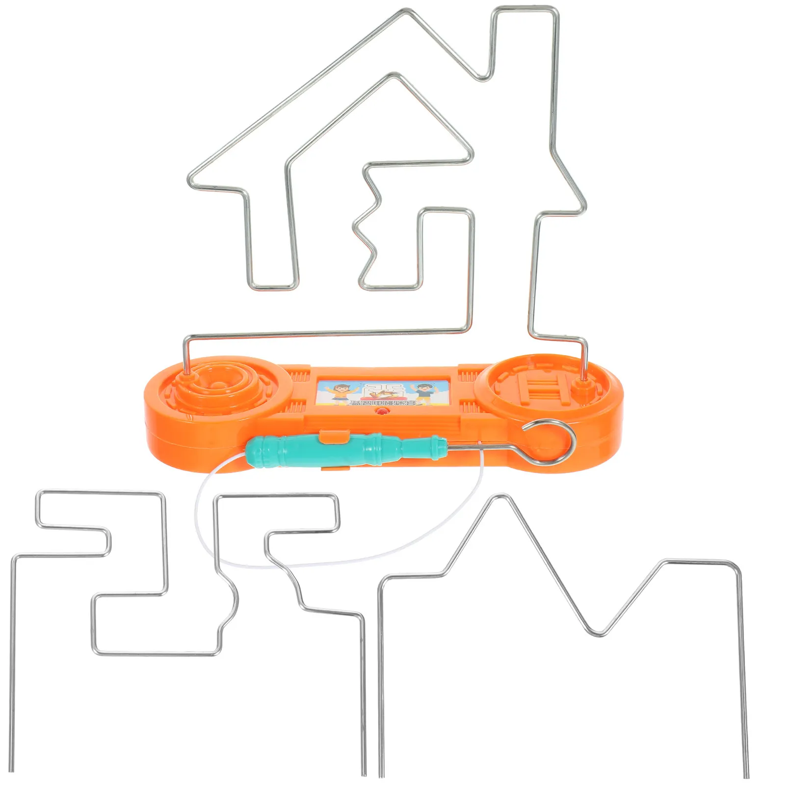 Set Gioco Labirinto Elettrico Interattivo per lo Sviluppo Intellettuale e la Concentrazione, Giocattolo Divertente per Bambini e Feste