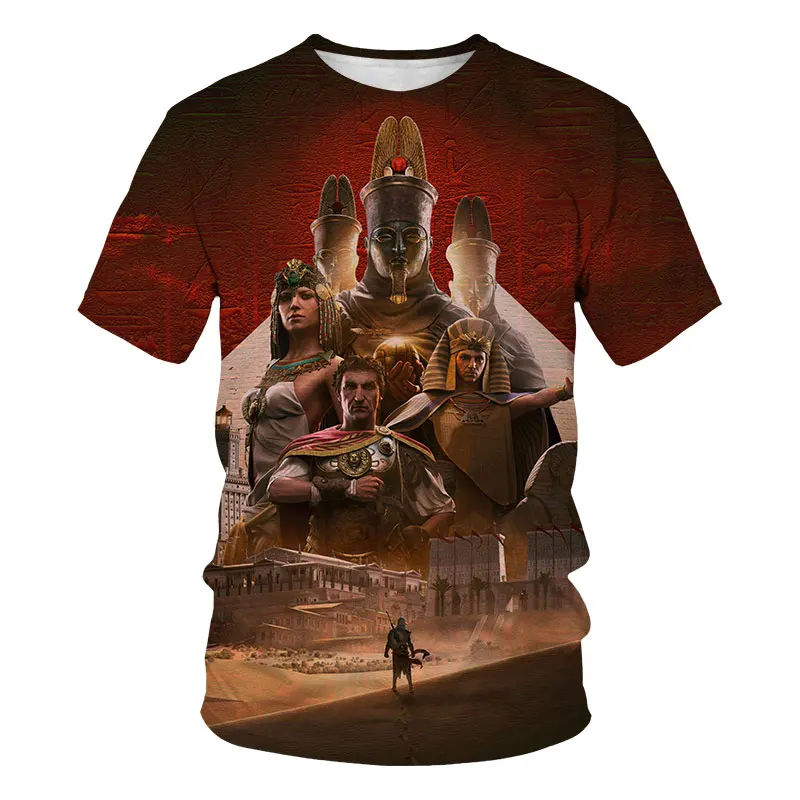 Hot Sale Egyptian queen God Eye of Egypt Pharaoh Men 3D Graphic Printed T-shirt Unisex Harajuku Streetwear Oversized Tops 6XL