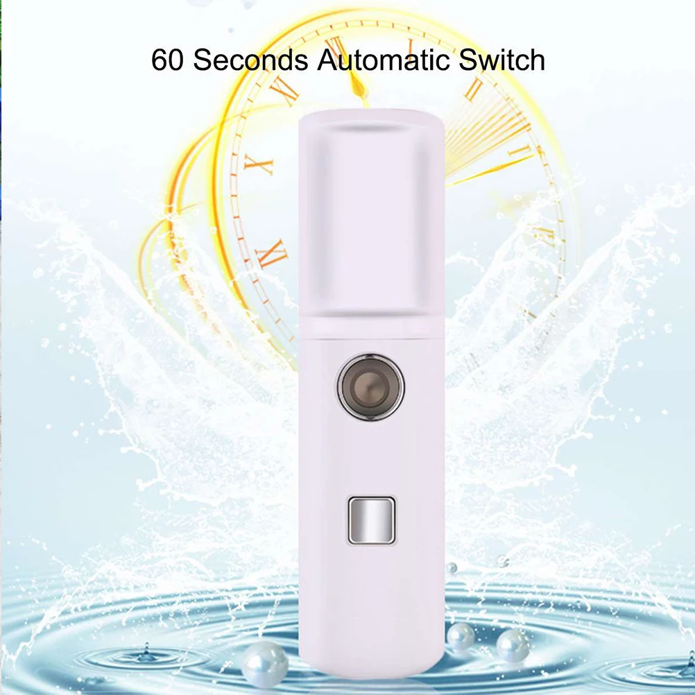 Compact Portable Hydrator Facial Steamer Cold Spray Device Nano Facial Humidifier Pore Cleaner
