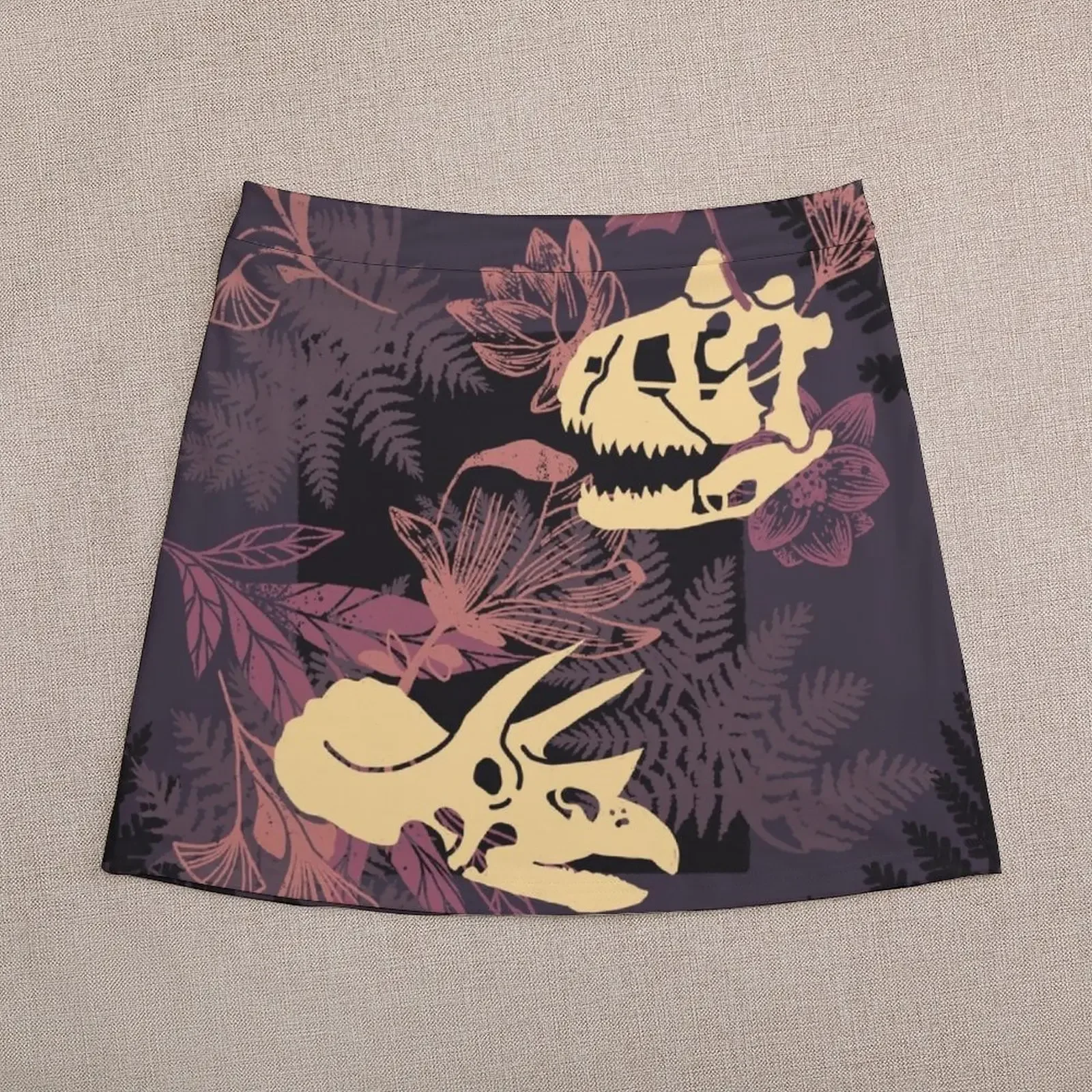 Carnotaurus and Triceratops are very good friends Mini Skirt korean fashion night club women short skirts for women Mini Skirt