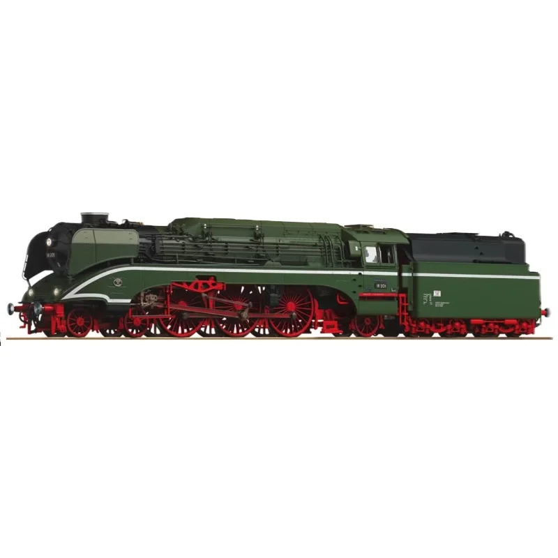 

ROCO Train Model 1/87 HO Deutsche Bahn BR18 201 Digital Sound Effect Steam Locomotive 63218 Rail Car Model Toy