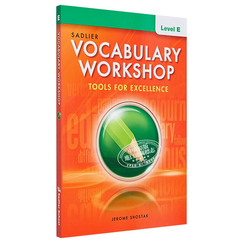 Vocabolario Workshop 2022 Student Edition Grado10 Livello E Sadlier Sadlier 9781421718101 Libro
