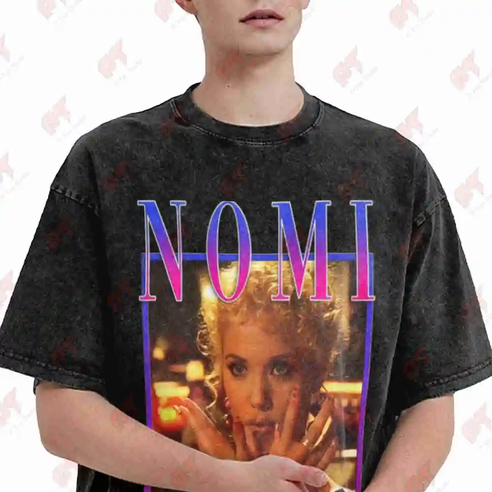 Nomi Malone Showgirls Tribute Vintage Washed Tee Pure Cotton T-Shirt