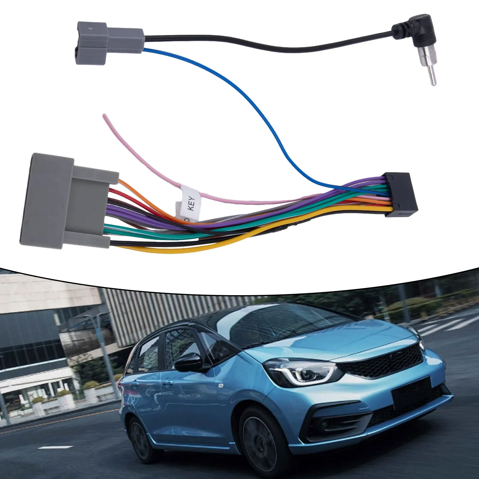 Car Audio DVD Player 16PIN An Power Cable Adapter Navigation Host Power Cord Car Electronics Accessories