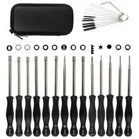 14pcs Carburetor Adjusting Tool Screwdriver Socket Wrench Cleaning Brush Set For Chainsaw Eater Trimmer Repairing Hand Tools