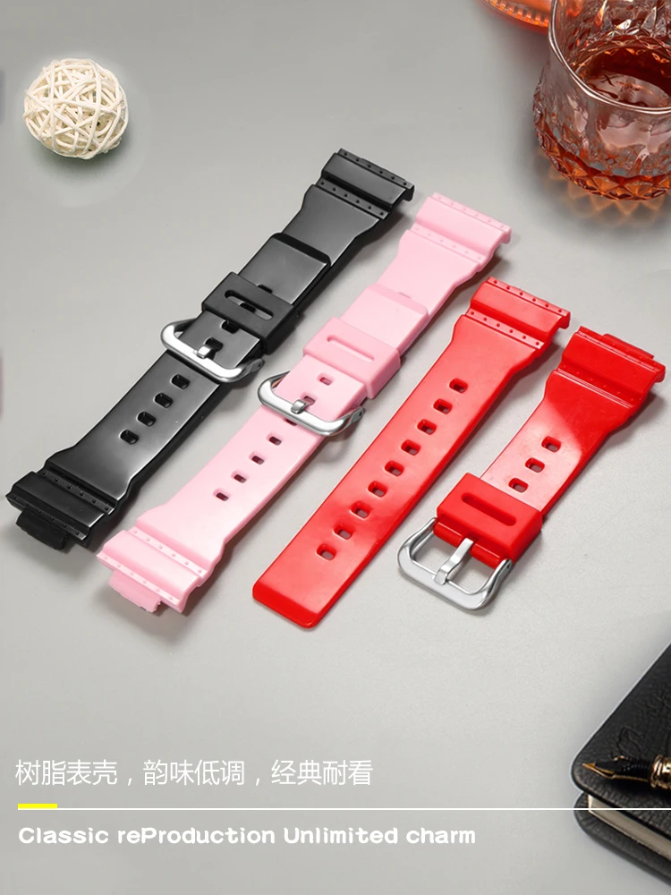 Adapted To C-a-s-i-o- Resin Silicone Watch Strap for Women\'s Baby-G Series BA110//111/112/120/130