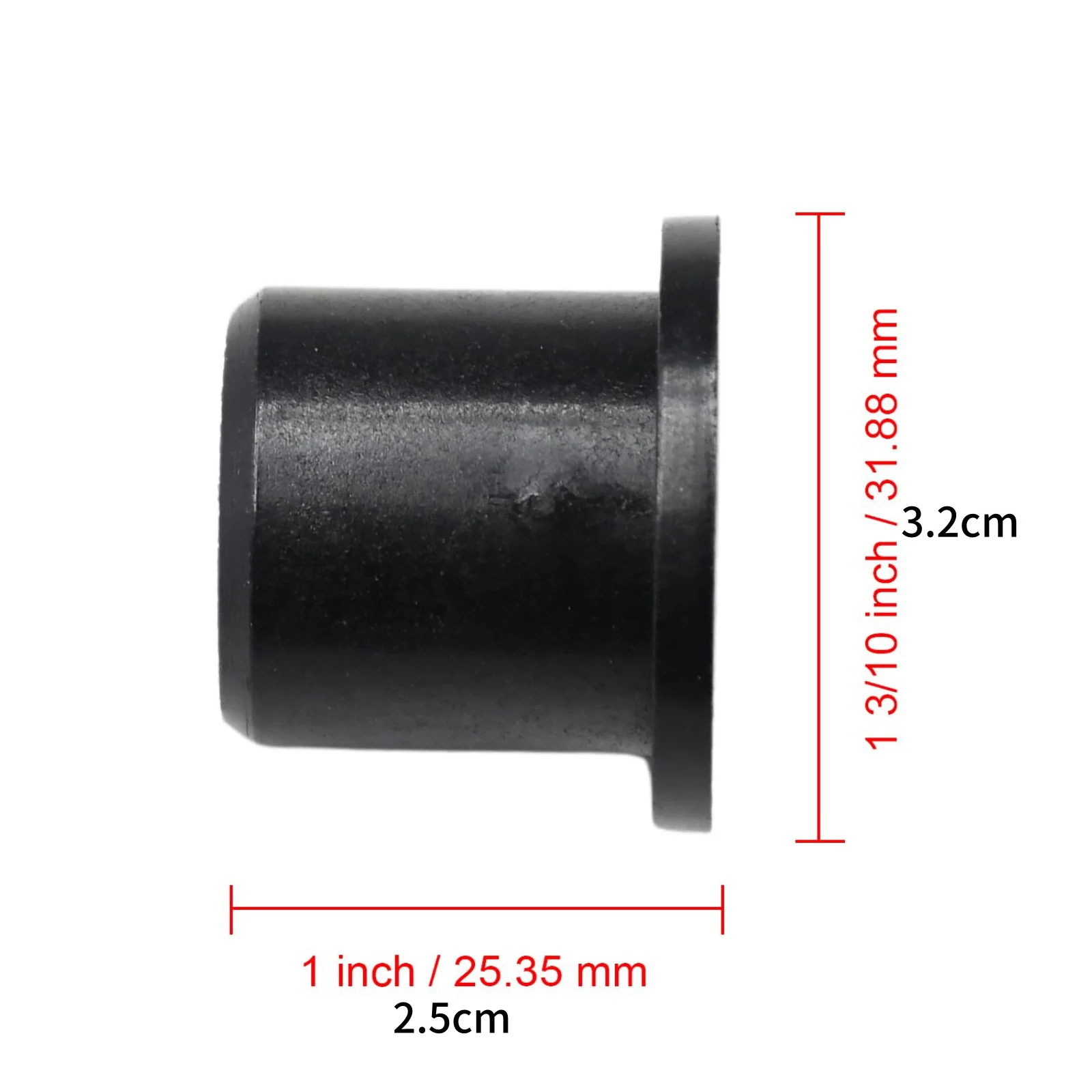 4Pcs Plastic Flange Bearings Bushings OEM 941-0660 741-0660, Direct Replacement for Troy-Bilt MTD Craftsman Murray Lawn Mower
