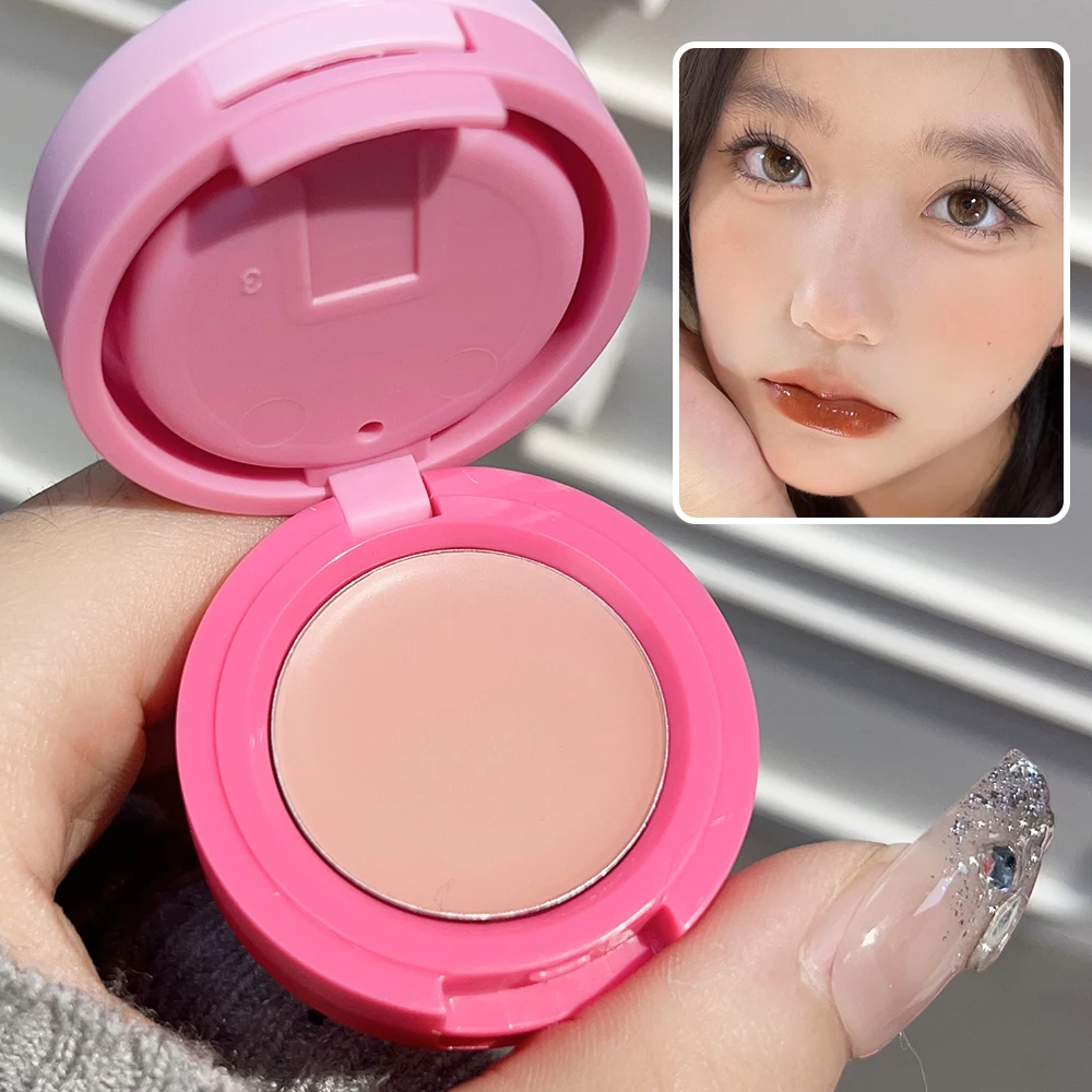 Multi-color Blush Cream Palette 3in1 Rose Cherry Cheek Tint Blusher Makeup Creamy Texture Matte Pink Rouge Contour Face Cosmetic