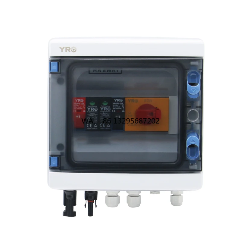 

Dc Solar Pv Array Strings Combiner Box Junction Box 1000v 1-1strings