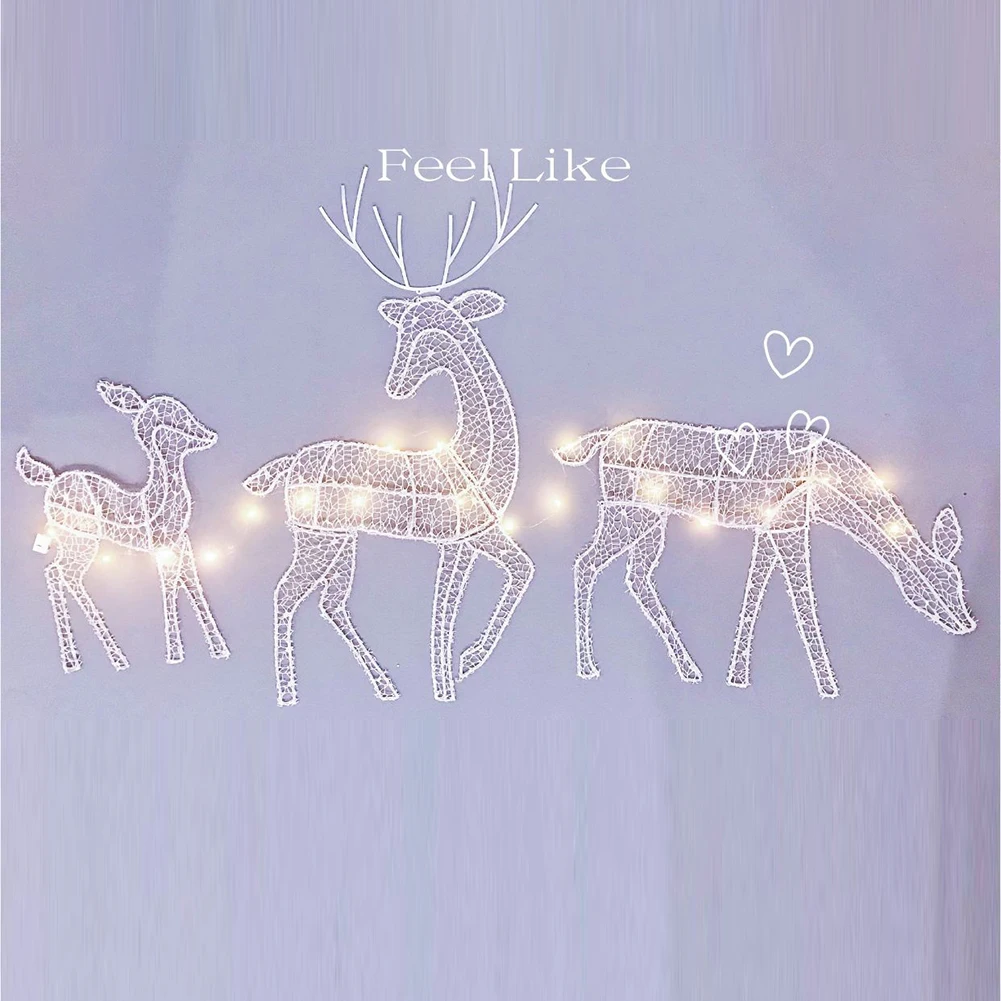 ديكور المنزل المتألق الأعلى تصنيفًا ، عطلة الأعلى تصنيفًا ، ديكور عيد الميلاد الساحر ، الرنة الاحتفالية ، ضوء الأعياد ، ديكور المنزل #5