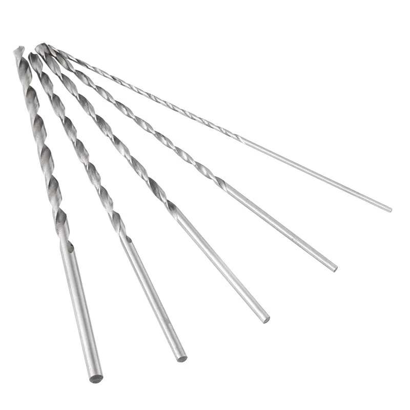 5Pcs 2mm/3mm/3.5mm/4mm/5mm Bits Power Tools Accessories Drill Bits Set HSS Steel Extra Long High Speed Parts Drill Bits Hand Set