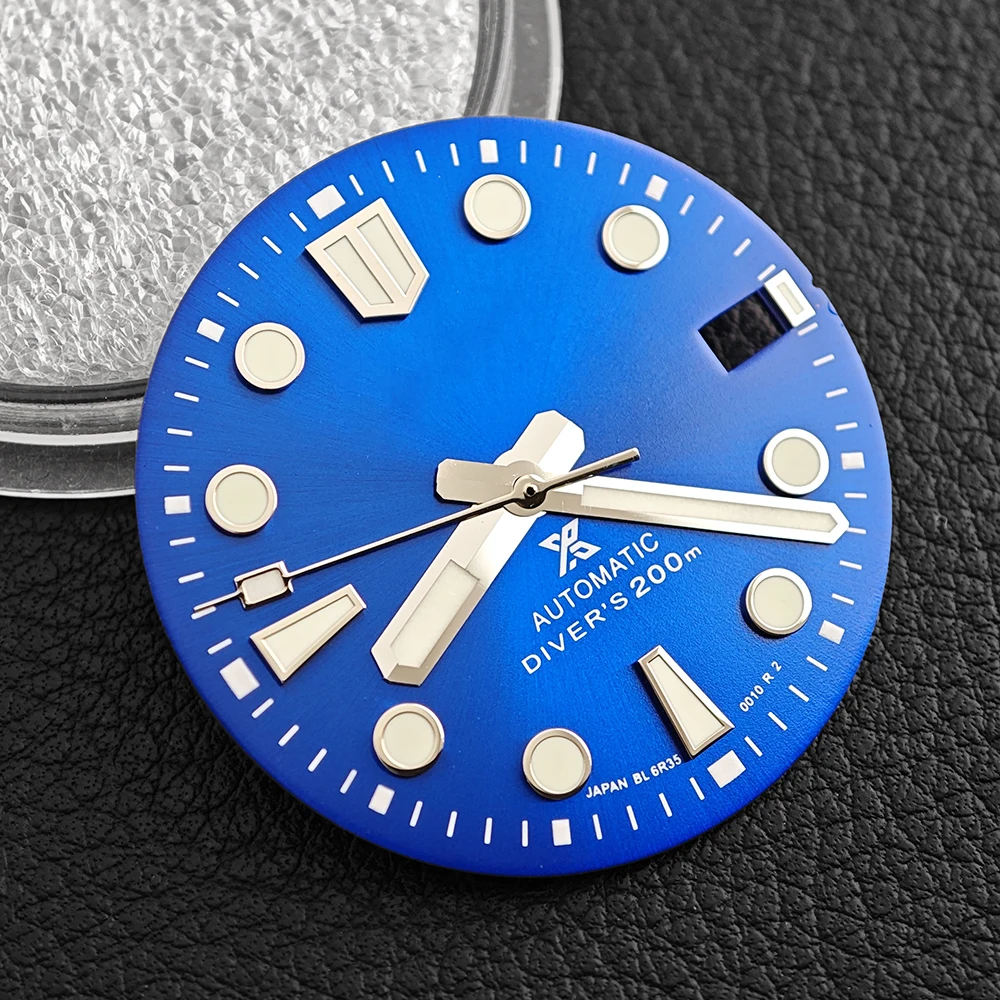 NH35 Dial watch dial 28.5mm square dial sunburst dial Diversity Dial S dial Men's watch accessories suitable for NH35 movement - view 5