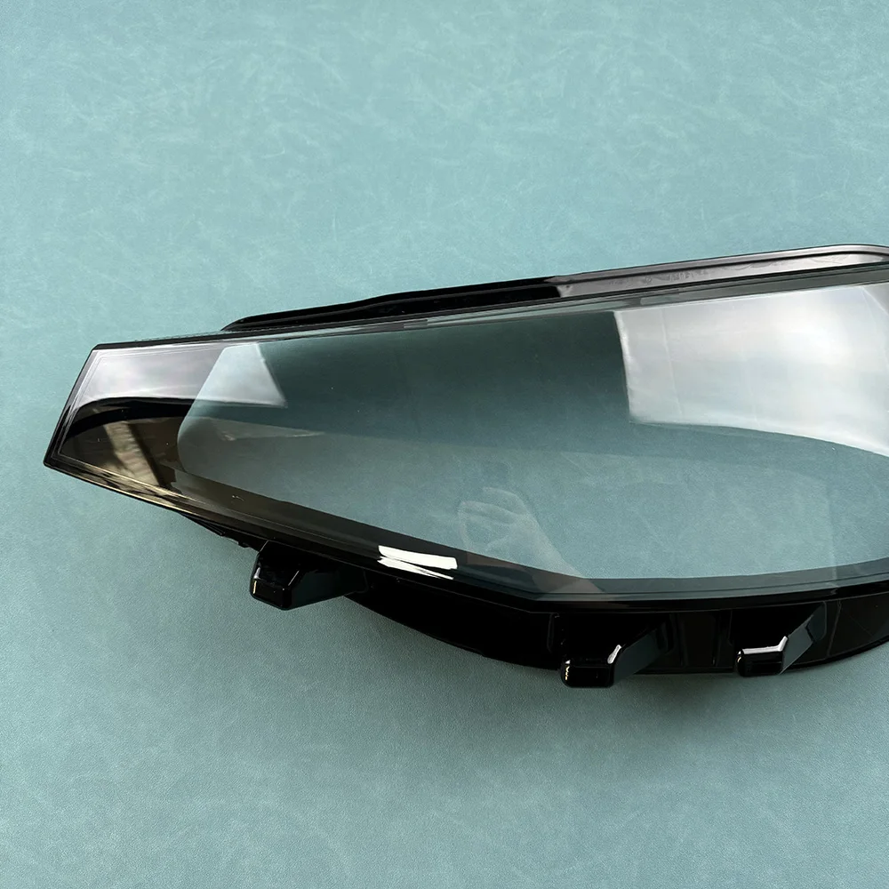 واضح الجبهة غطاء المصباح ل Volkswagen VW ID.4 CROZZ 2021 2022 متوافق سيارة العلوي غطاء مصباح ظلال أقنعة استبدال #2