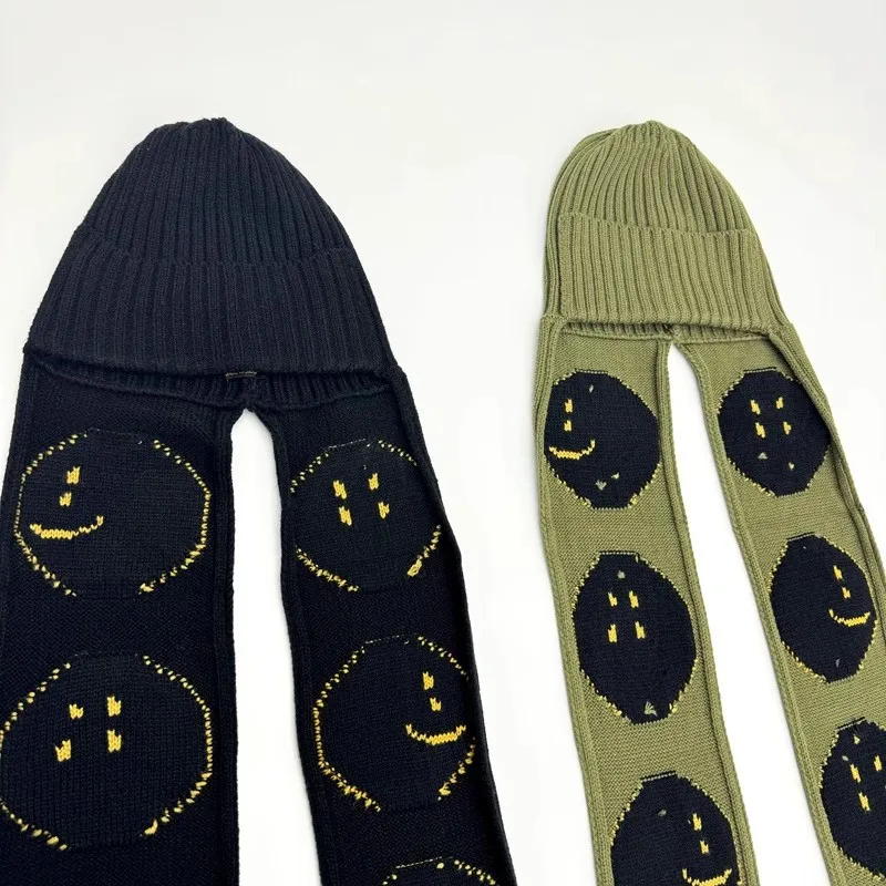 2025 العلامة التجارية الجديدة للجنسين الأخضر رشاقته الرجال Skullies & Beanies هودي الشتاء قبعة محبوك قبعة القطن قبعة بتصميم هيب هوب انخفاض الشحن R017 #2