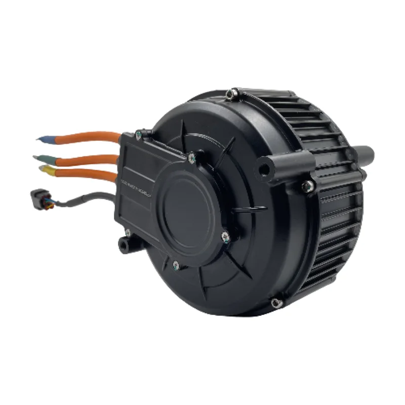 QS165 5000W 35H 72V 90KPH Mid Drive Motor Hall Type or Encoder Type For Off-load Vehicle