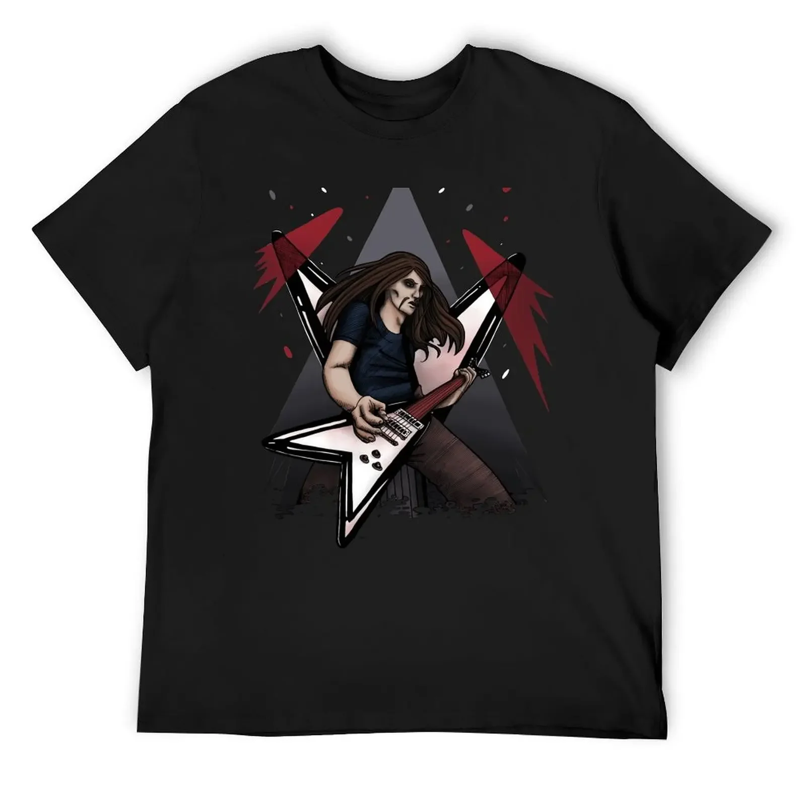 

Metalocalypse Toki on stage with guitar T-Shirt cotton graphic tees anime stuff kawaii clothes plain black t shirts men