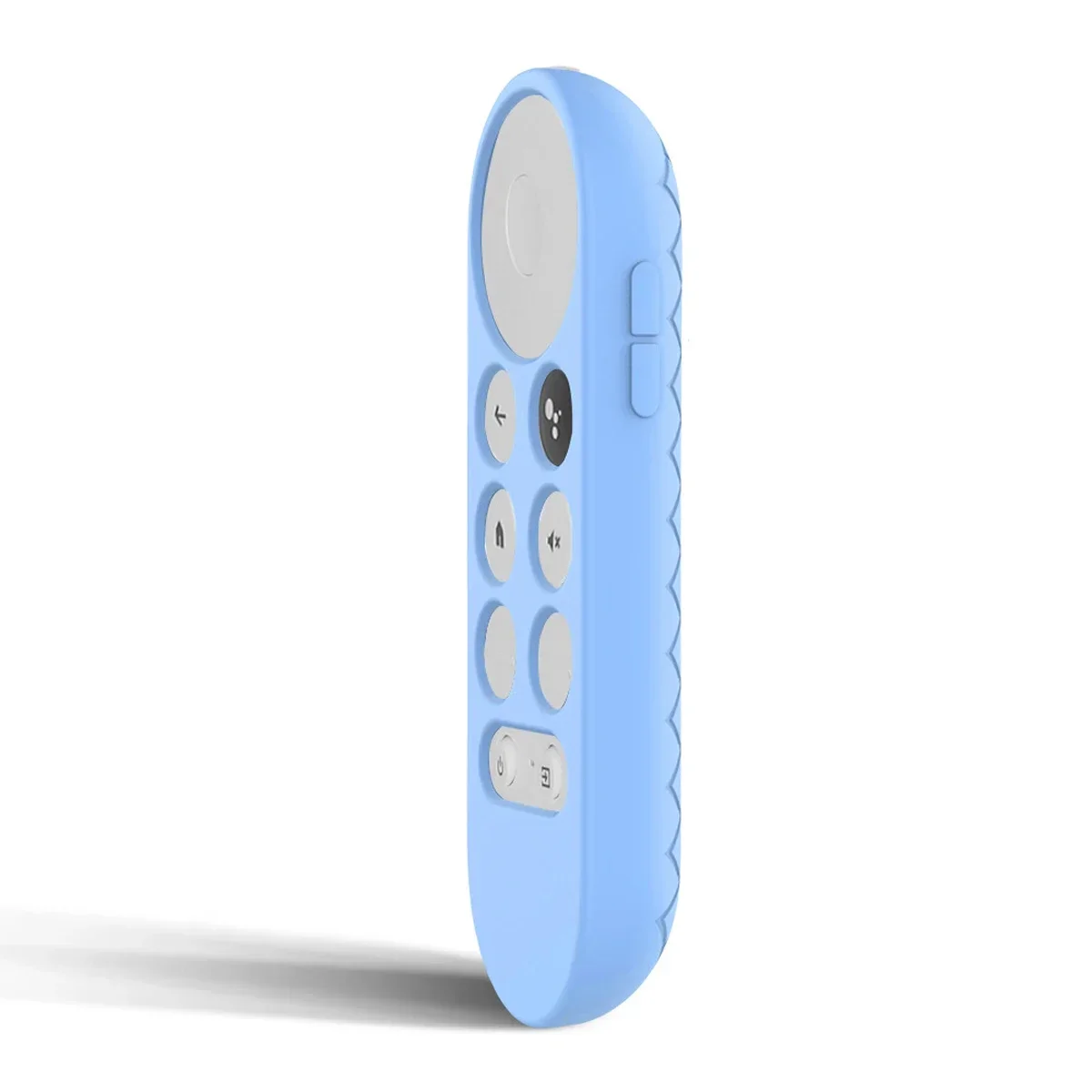 قطعة واحدة من جهاز التحكم عن بعد Google Chromecast مع حافظة من السيليكون لجهاز التحكم عن بعد لتلفزيون Google