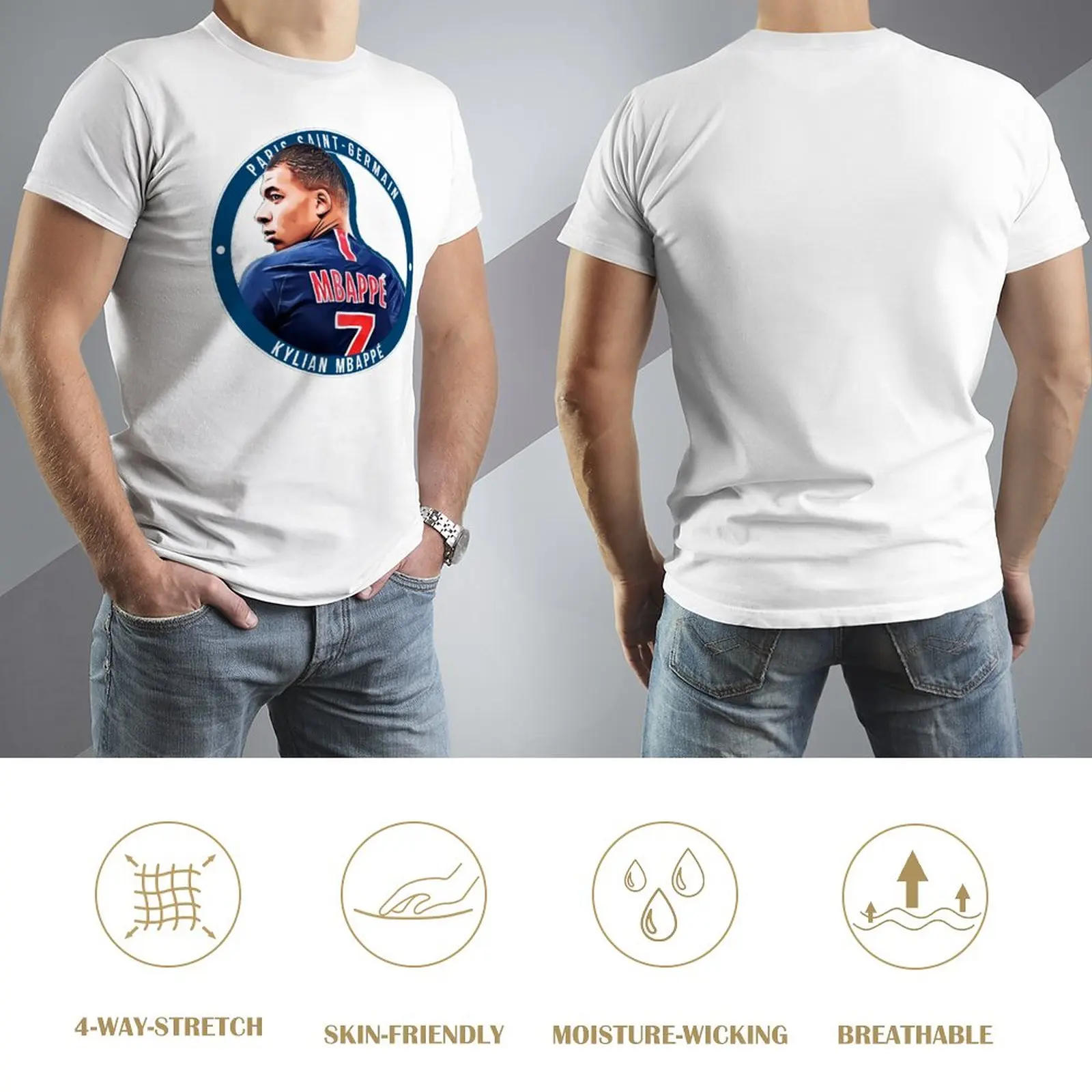 Mbappe And Mbappé Kylian  France Football Team Soccer 14 Top Tee Top Quality Travel Unique Motion Eur Size