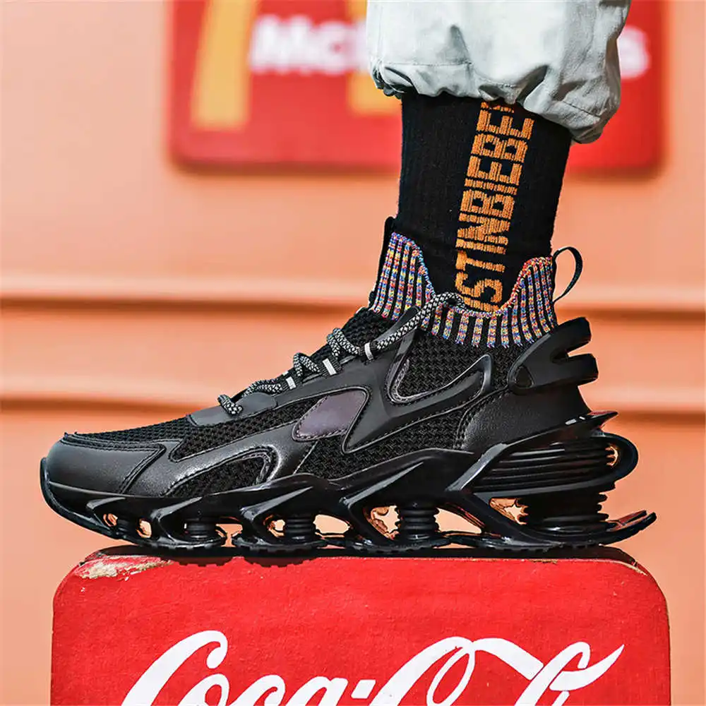 Flatform High Sole Comfortable Men Walking Shoes Nursing Hot Sneakers Boots Size 43 Sports 2025new Character Leisure