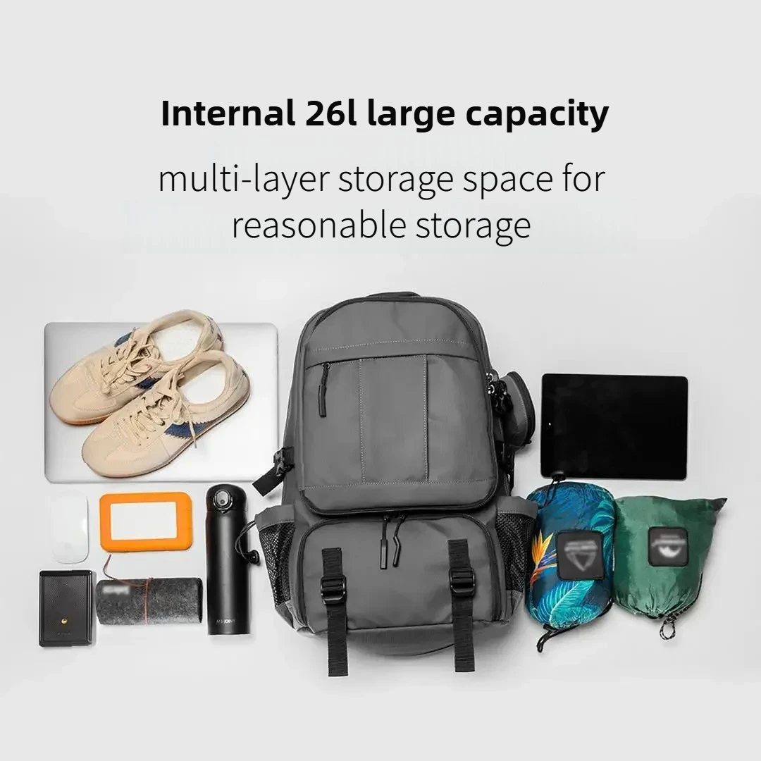 Xiaomi TANJIEZHE 여행 배낭 럭셔리 디자이너 가방 캠퍼스 노트북 가방 트레킹 사냥 가방에 대한 USB 더플 배낭 팩