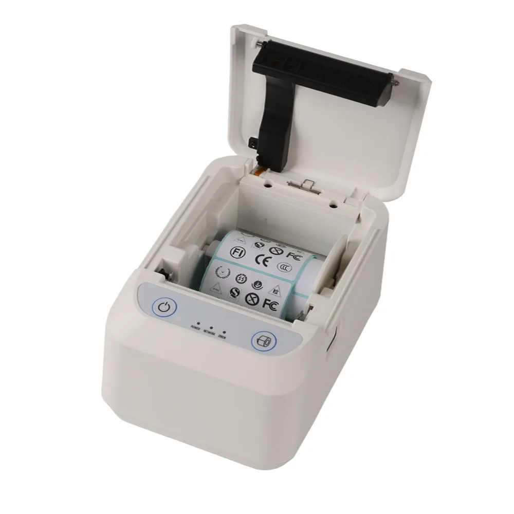 80mm MQTT Cloud Desktop Thermal Label Printer Bluetooth Barcode Sticker Maker Rechargeable Mini Label Printing Machine